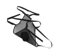 TOYANDONA Delantal Cría para Cabras y Ovejas Correa Ajustable Ropa Transpirable para Ganado Color Negro Control Reproductivo Instalación y