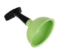 TOYANDONA Desatascador de Fregadero y Baño Verde Mango Corto, Herramienta de Limpieza Compacta para Desagües, Tuberías E Inodoros, Suministros de Limpieza para Baño, Bomba de Succión Eficaz