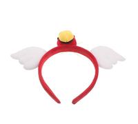 TOYANDONA Diadema de Caballo Roja Alas de Poliéster para Fiestas de Año Accesorios Cabello de Festivales y Celebraciones Temáticas Diademas de Fiesta de Caballos Cómodas y Ligeras