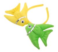 TOYANDONA Diadema de Tela Cabello de Dibujos Animados Diseño 3D de Pez Dorado, Tocado Infantil Oceánico para Disfraz y Fiestas, Accesorio Seguro y Cómodo