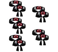 TOYANDONA Diademas Japonesas De Chef Accesorios De Cocina Bandanas Decorativas Para Entrenamiento Y Ejercicio Absorbentes Y Estilo Karate Para Hombres 2 Piezas X 5