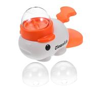 TOYANDONA Dispensador de para Perros Pequeños Juguete de con Botón Alimentador Lento de Comida Giratorio para Entrenamiento y Control de Porciones