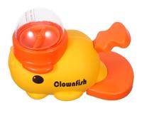 TOYANDONA Dispenser para Premios de Perro Forma de Pez Alimentador Lento con Mecanismo Presionar y Girar Juguete para Entrenamiento Que la Inteligencia y Estimulación Mental