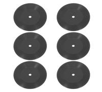 TOYANDONA Dollhouse Records 6 Uds Casa De Muñecas Mini Discos De Vinilo Grabadora Vintage Accesorio De Los Años 80 Retro Mini Modelo Decoración De Escritorio