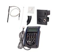 TOYANDONA Ecualizador Bandas Preamplificador Guitarra Con Afinador Digital Metrónomo Lcd Piezoeléctrico