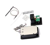 TOYANDONA Ecualizador De Línea Roja De Cinco Segmentos Preamplificador De Guitarra Pastilla Piezoeléctrica Para Afinación Manual Automática Sin Batería Negra Para Ajustes De Sonido Directo