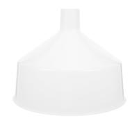 TOYANDONA Embudo Grande de Plástico Blanco para Botellas y Cerveza, Uso | Prevención de Derrames, Amplio Rango de Usos, Adecuado para Llenado de Líquidos, Cocina y Conservas