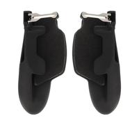 TOYANDONA Empuñadura para Juego de Tableta Botón de Apuntar, Metal Negro | Apoyo para Disparos , Plástico y Silicona, Uso en Horizontal, para Bordes de Pantalla