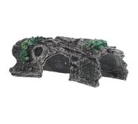 TOYANDONA Escondite para Reptiles de Resina Que Reduce la Luz y CREA un Ambiente Oscuro Adecuado para Terrarios y Decoración de Mascotas