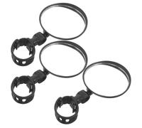 TOYANDONA Espejo de Práctica Pack de 3 Unidades Plástico y Vidrio, Alta Claridad para Embocadura de Instrumentos de Viento Piccolo y Dizi para Entrenamiento en Casa y Aula