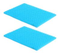 TOYANDONA Esponja Filtrante para Pecera 2piezas 40x30cm, Almohadilla de Filtro de Alta Densidad, Gruesa y Purificadora para Limpieza de Acuarios y Tanque de Peces