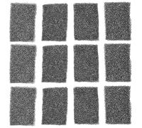 TOYANDONA Esponjas de Maquillaje para Cicatrices Negras Punteadas, 16 Piezas (4x6x1 Cm), Esponja Segura y Flexible para Efectos Obsequios de Heridas, Ideales para Halloween y Maquillaje