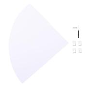 TOYANDONA Estante de Esquina de Pared Soporte Triangular 28 Cm Madera Plástica Color Claro Montado en Pared para Cocina Dormitorio Baño Oficina Almacenamiento Ajustable sin Taladrar