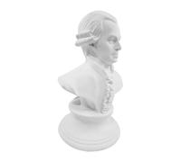 TOYANDONA Estatua De Mozart De Resina SintéTica 5.90X3.93X3.14In Busto CláSico Figura EscultóRica para DecoracióN Hogar Oficina Y Estudio