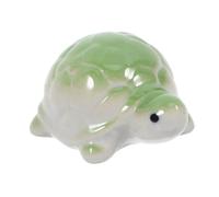 TOYANDONA Estatua Flotante Animal de Cerámica para Decoración de Acuario Resistente y para Peces Adorno Natural para Estanques y Peceras Diseño de Tortuga Creativa