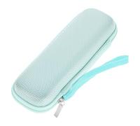 TOYANDONA Estuche para Cepillo Eléctrico Portátil Verde Claro, Caja Organizadora Resistente al Agua Compartimentos para Pasta Dental y Vaso, Adecuado para Viaje, Camping y Uso Doméstico