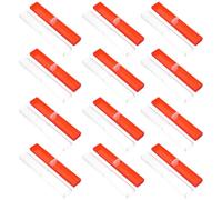 TOYANDONA Estuche Plástico Transparente para Bolígrafos Rojo, Caja Multiusos para 12 Piezas, Diseño Simple y Elegante Adecuado para Viajes de Negocios y Bolsos