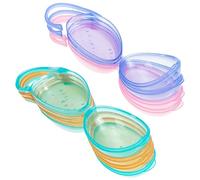 TOYANDONA Estuche Portátil para Chupetes Ñiño 8 Piezas Caja de Plástico Multicolor Asa para Transporte Guardachupetes Seguro y Limpio Uso Diario Infantil Color