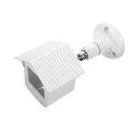 TOYANDONA Estuche Protector Para Cámara Montaje En Pared Seguridad Para Exteriores Funda Impermeable Para Cámara Universal De Plástico Color Blanco