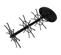 TOYANDONA Expositor de Joyas Giratorio de 3 Niveles Base Estable, Organizador de Collares y Llaveros en Color Negro, Soporte Multifuncional para Pulseras y Pequeños Accesorios, Adecuado