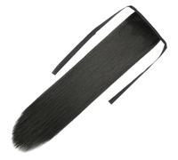 TOYANDONA Extensión de Coleta Larga y Recta Aspecto Natural y Chic Fibra de Alta Temperatura para Mujeres y Niñas Adecuado para Halloween y Actuaciones en Escenario
