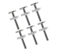 TOYANDONA Extensiones para Puertas para Bebés y Mascotas 6 Piezas Barras de Husillo Roscadas Instalación sin Perforación Adaptadores para Seguridad Accesorios de Montaje a Presión
