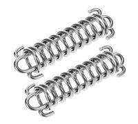 TOYANDONA Extensor de Correa para Perros 2 Pcs Resorte Amortiguador de Acero Inoxidable 304, Tamaño Grande, Capacidad de Tensión 41 Kg, Accesorio para Correas Antitirones y Actividades