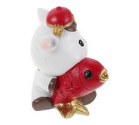 TOYANDONA Figura de Caballo del Zodiaco Chino 2026, Estatua Pequeña de Resina 6,1 X 6,1 X 4,1 Cm para Decoración Feng Shui del Año Lunar, Adorno de Suerte y Prosperidad para Hogar y Oficina