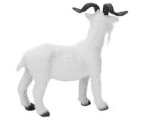 TOYANDONA Figura de Cabra Realista de Juguete Interactivo, Modelo Educativo Montessori, Decoración Infantil, Figura de Criatura Terrestre Pequeña, Adorno para Escritorio