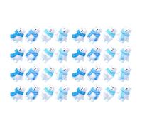 TOYANDONA Figuras de Oso Polar Miniatura de Resina Bufanda 32 Piezas 4 Estilos X 8 Unidades Decoración para Micropaisajes Casas de Muñecas y Bonsáis Adornos Realistas para Escritorio