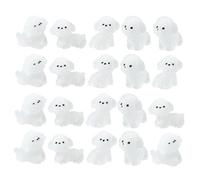 TOYANDONA Figuras de Perros Miniatura de Resina Que Brillan la Oscuridad Set de 20 Miniperros para Decoración de Jardín y Hogar Adorno de Animal Diminuto para Estantes y Mesas