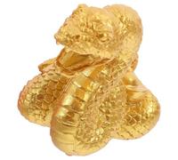 TOYANDONA Figurilla de Serpiente de Resina Estilo Chino Decoración Animal Miniatura para Escritorio y Hogar Año Chino