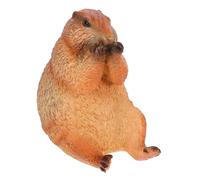 TOYANDONA Figurita Realista De Modelo De Tierra Juguete Cognitivo Simulado De Animales Salvajes para Decoración De Jardín y Habitación Infantil Estatua De Marmota De Detallada