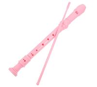 TOYANDONA Flauta Dulce Soprano de Instrumento Musical para Adolescentes y Principiantes Incluye Bastoncillo de Limpieza y Bolsa de Almacenamiento Negra