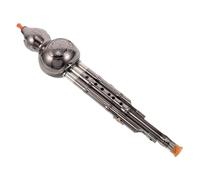TOYANDONA Flauta Hulusi de Calabaza para Principiantes Clave C, Ligera y Portátil, Baño de Plata, Adecuado para Actividades al Aire Libre y Presentaciones