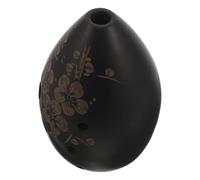 TOYANDONA Flauta Ocarina de Cerámica Tradicional China de 8 Agujeros para Estudiantes, Instrumento de Viento Guía Detallada para Práctica y Aprendizaje Musical