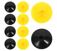 TOYANDONA Flechas Ventosa para Tiro, 10 Piezas Negro y Amarillo, Accesorio para Práctica Infantil al Aire Libre, Repuesto de Goma Seguro y Ligero