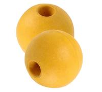TOYANDONA Flotadores de Cuerda de Espuma Amarillos para Pesca en Agua Salada, 2 Piezas, Material PVC, Flotabilidad Estable y Ligera para Operaciones de Redes de Arrastre en Alta Mar