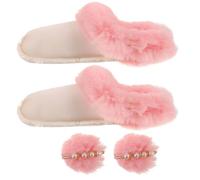TOYANDONA Forro Cálido para Zapatos Talla 38-39 de Felpa Rosa Invierno