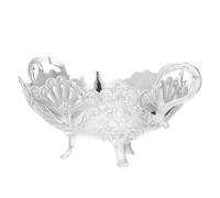 TOYANDONA Frutero de Metal Plateado Diseño Elegante y Resistente, Adecuado para Decoración del Hogar y Ofrendas en Templos, Práctico para Uso Diario