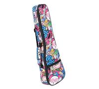 TOYANDONA Funda Acolchada Correa Hombro para Ukelele de 21 Pulgadas Resistente al Agua y Práctica para Transportar Guitarra o Ukulele
