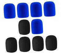 TOYANDONA Funda De Esponja No Desechable 10 Pcs Protector De Micrófono a Prueba De Viento Para Ktv