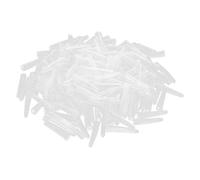 TOYANDONA Funda Protectora Antideslizante para Puntas de Pinzas de Acero Inoxidable Silicona Suave 200 Unidades Cubierta para Clip de Pinzas Cabeza Curva Uso en Depilación y Belleza