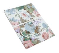 TOYANDONA Funda Protectora Diseño Delicado de Rosa de Tejido Resistente y Fácil de Usar para Libros y Cuadernos A5 Adecuado para Estudiantes en Escuela y Hogar