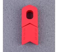TOYANDONA Funda Protectora para Bielas de Bicicleta Silicona, 4 Piezas Roja | Mountain Bike y Bicicleta Plegable, Fácil de Limpiar, Ligera y Antiimpacto, Protección del Brazo