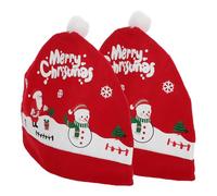 TOYANDONA Fundas para Reposacabezas de Coche Navideñas Rojas 2 Piezas Accesorios Interiores para Automóviles Tapicería de Asientos de Vehículos Funda para Reposacabezas del Vehículo para