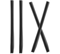 TOYANDONA Fundas Protectoras de Cable para Coche Negro de PVC, Organizador Oculto para Cables y Líneas de Datos, 4 Piezas para Interior de Automóvil, Orden y Seguridad