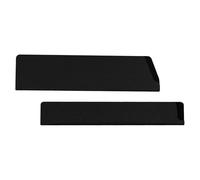 TOYANDONA Fundas Protectoras para Cuchillos de Cocina 8 Pulgadas Estuche Rectangular Negro de Plástico Revestimiento de Terciopelo Protección Resistente a Arañazos para Cuchillos
