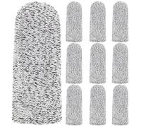 TOYANDONA Fundas Protectoras para Dedos para Protección Segura 10 Resistentes a Cortes Hppe, Talla Única Paquete de 10 Unidades para Cocina y Tallado