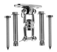 TOYANDONA Gancho Giratorio 360° para Columpio de Exterior de Acero Inoxidable 304, Gancho de Fijación Resistente para Hamaca y Silla Colgante, Uso en Jardín y Patio, Soporte Seguro